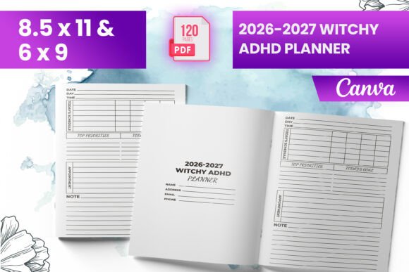 2026-2027 Witchy ADHD Planner KDP: A Practical Tool for Focus and Creativity