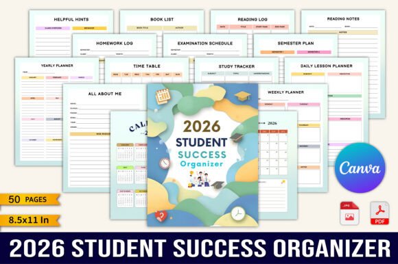 2026 Student Organizer for Children