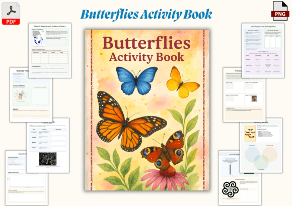 Butterflies Activity Book