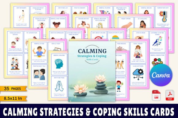 Calming Strategies Coping Skills Cards