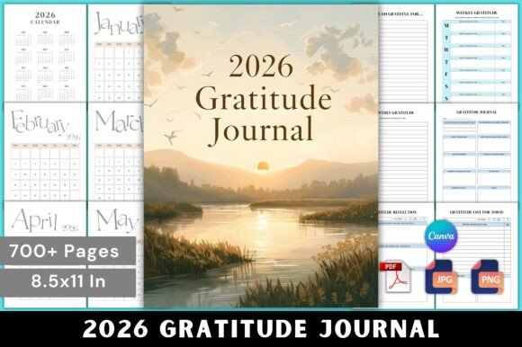 Gratitude Journal for 2026