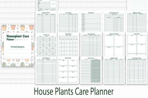 House Plants Care Planner