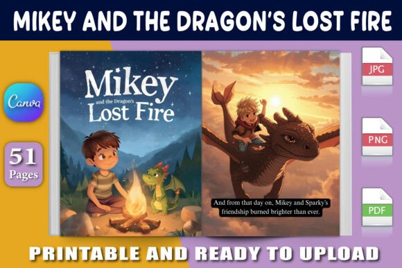 Mikey and the Dragons Lost Fire: A Story of Friendship, Courage, and Kindness