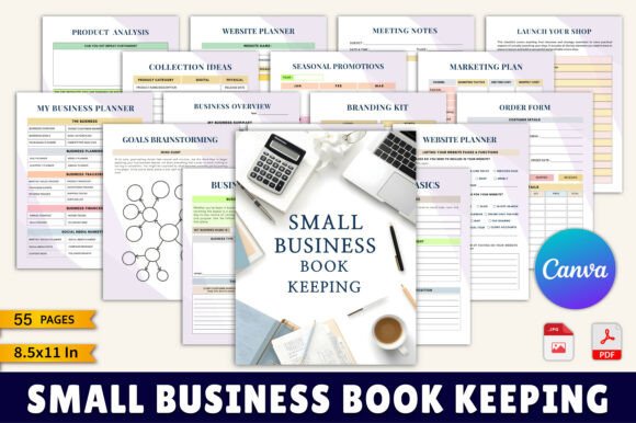 Small Business Bookkeeping Planner – Stay Organized and Grow Your Business